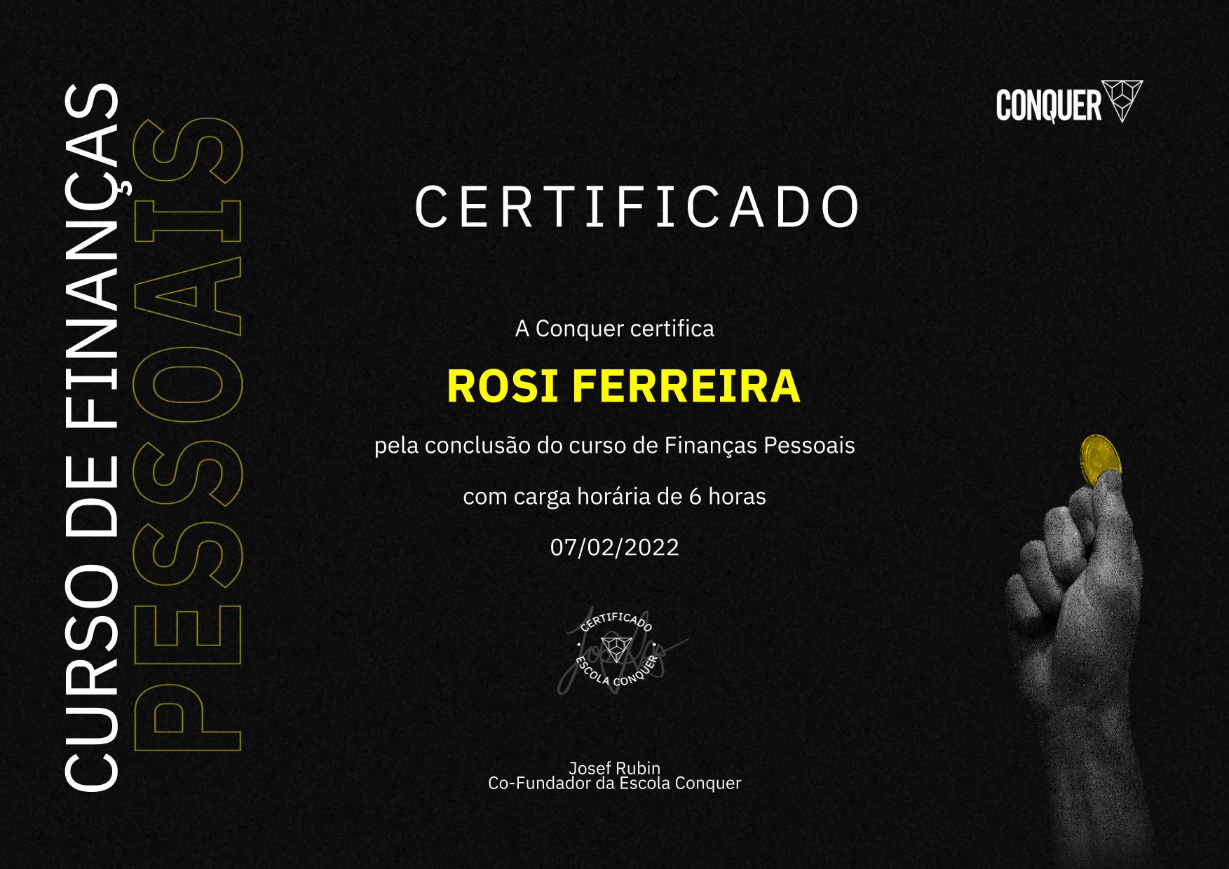 Certificado de Finanças Pessoais